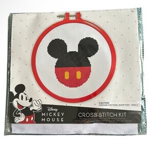 Disney Mickey Mouse Cross Stitch Embroidery Kit